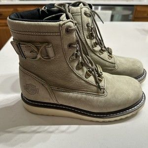 Harley-Davidson Women's Size 9 Marconi Boots D84469 Beige Great condition